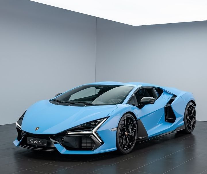 Lamborghini in the showroom